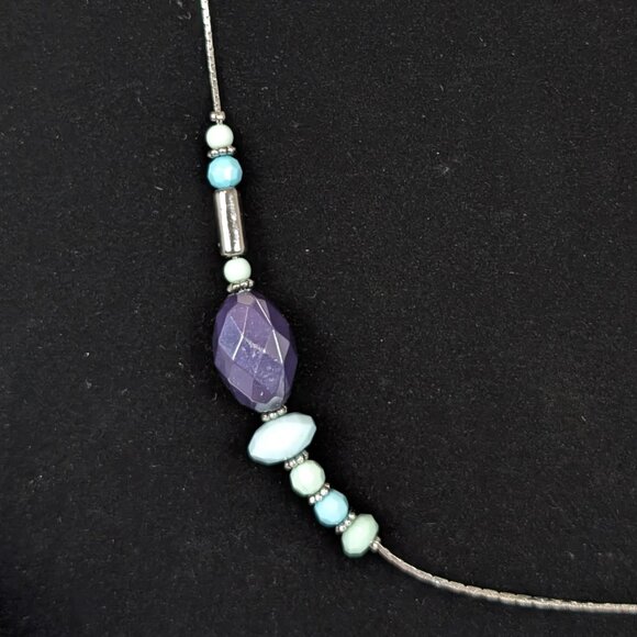 (2/$20) Charming Charlie Long Dainty Beaded Necklace - Picture 3 of 5